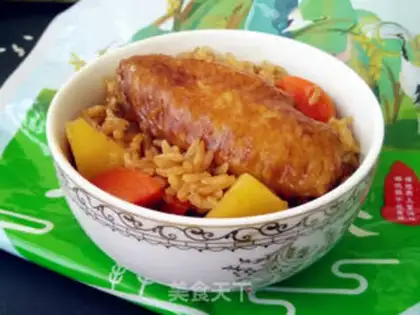Make Chicken wing rice step 10