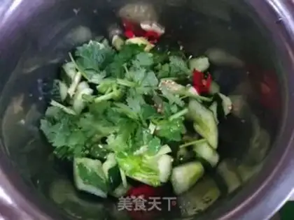 Make Shoot the cucumber step 5