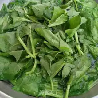 Make A spinach fan step 4