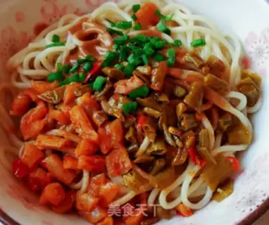 Make Sour sauce noodles step 3