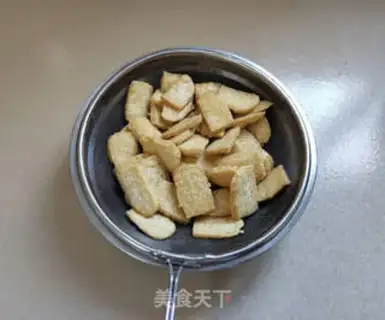 Make Onion fried tofu step 4