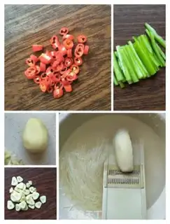 Make Fish sour spicy potatoes step 1