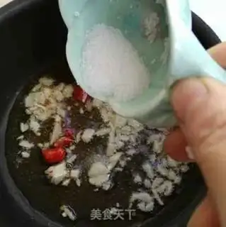 Make A spinach fan step 9