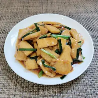 Make Onion fried tofu step 8