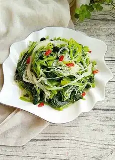 Make A spinach fan step 11