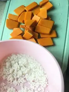 Make Pumpkin makes rice step 0
