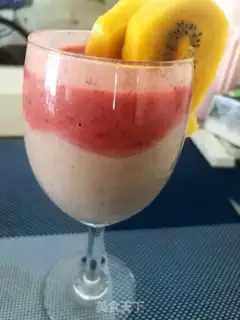 Make Cream rice strawberries step 5