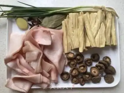Make Skin roasted bamboo step 0
