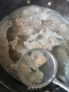 Make Potato corn chop soup step 1