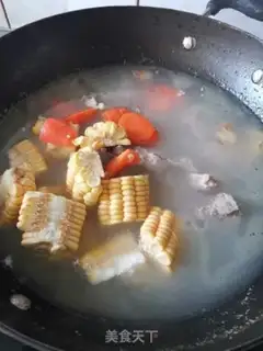 Make Potato corn chop soup step 4