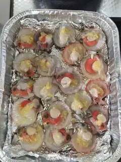 Make Baked scallops step 4