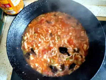 Make Five-coloured noodles step 4