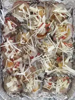 Make Baked scallops step 5