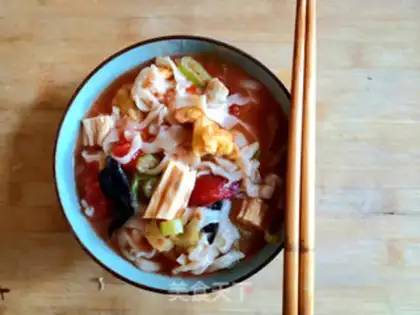 Make Five-coloured noodles step 5