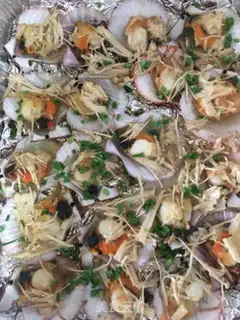 Make Baked scallops step 7