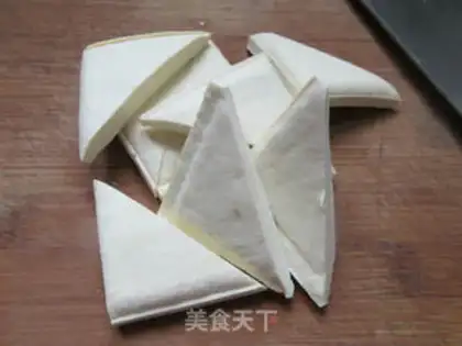 Make Tofu dry-burned tofu step 1