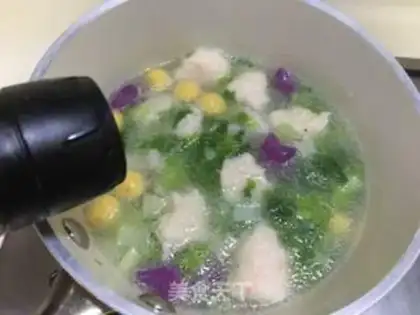 Make Shrimp-year-old pastry soup step 6
