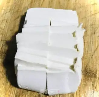 Make Meat and tofu step 1