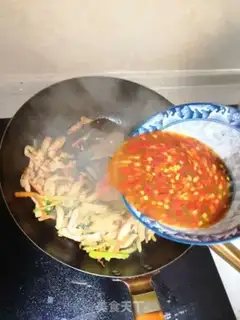 Make Spicy chicken step 6