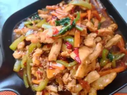 Make Spicy chicken step 7