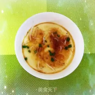 Make Silver fish steamed eggs step 5