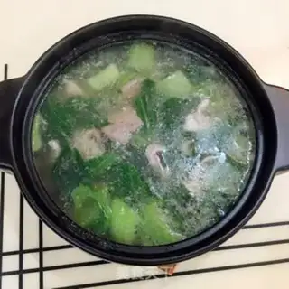 Make Pork gravy mustard soup step 9