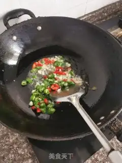 Make Spinach fried meat step 4