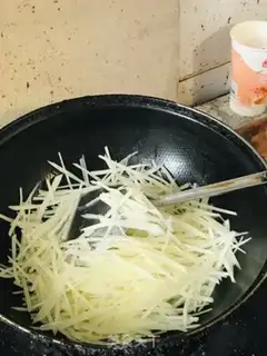 Make Homemade potatoes and ham sausages step 2