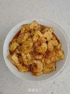 Make Shrimp tofu step 7