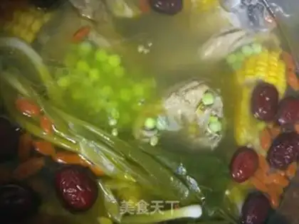 Make Sweet pea chicken soup step 4