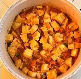 Make Crab tofu step 2