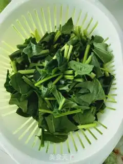 Make Spinach meat step 0