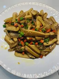Make Spicy bean, fried meat step 6