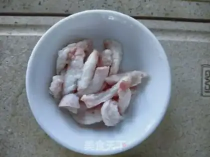 Make Spinach meat step 1
