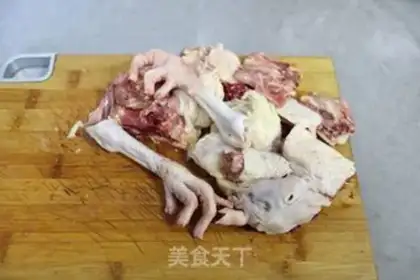 Make Dry chicken soup step 3