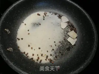 Make Air-cooked frying sauce step 1