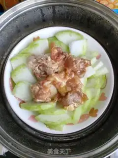 Make Chicken steamed melons step 4