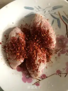 Make ♪ The sweet red chickens ♪ step 2