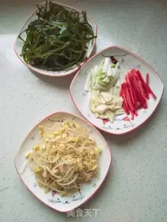Make Sour bean sprouts step 3