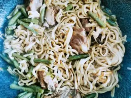 Make Bone bean noodle step 6