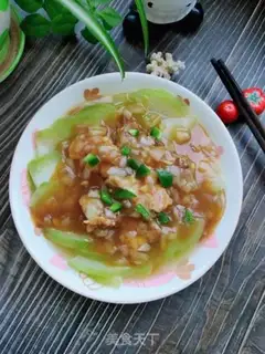 Make Chicken steamed melons step 11