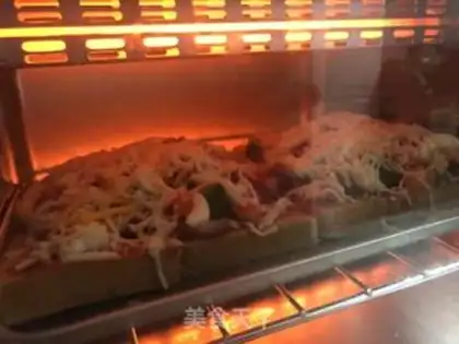 Make Toast pizza step 2