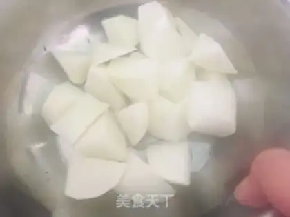 Make Duck-legged radish step 3