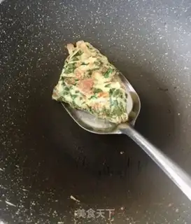 Make Spinach bacon omelet step 17