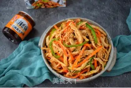 Make Spicy chicken silk step 0