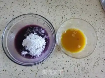 Make Peach gel color soup round step 2