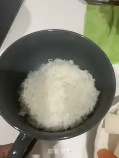 Make Potato-head rice step 1