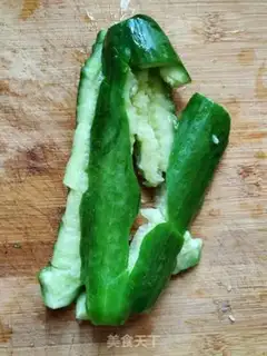 Make ♪ A cucumber ♪ step 2