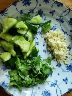 Make ♪ A cucumber ♪ step 3