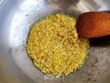 Make Garlic golden mushrooms step 9